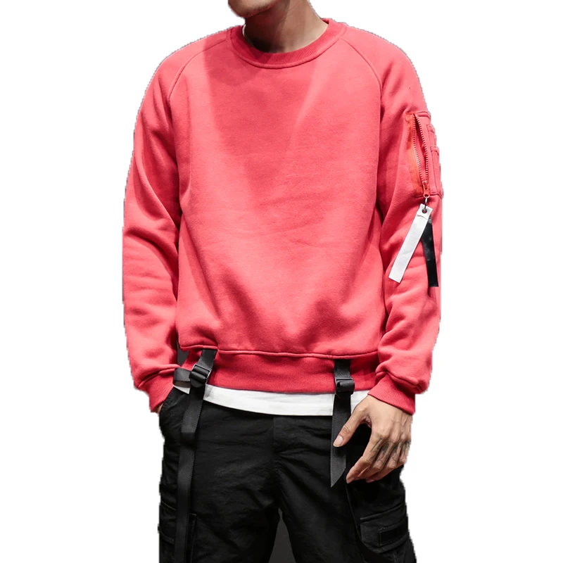 

2019 Brand Men Casual Hoodies Sweatshirt New Spring Solid Color Polyester Pullover Coat male Outerwear Hip Hop Sportwear Hoodies