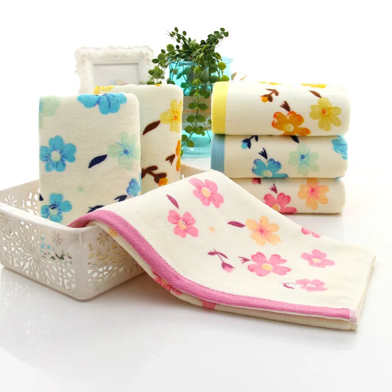 

Household Hand Towels Soft Washcloth Cotton Bathroom Absorbent Face Cloth Towel Top Grade Men Women Family Bathroom Hand Towel