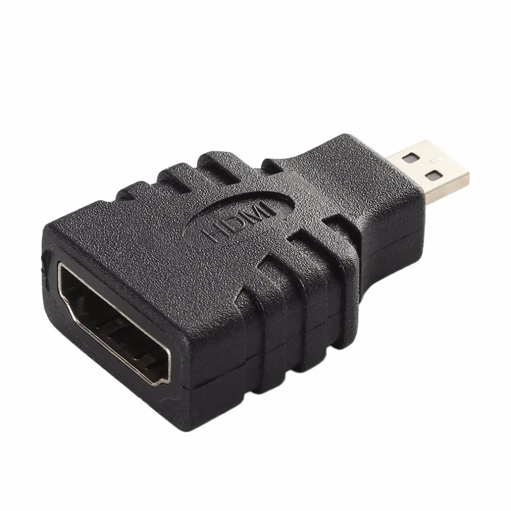 1 шт. новейшая акция HDMI женский к Micro HDMI мужской F/M конвертер адаптер разъем HD тв камера