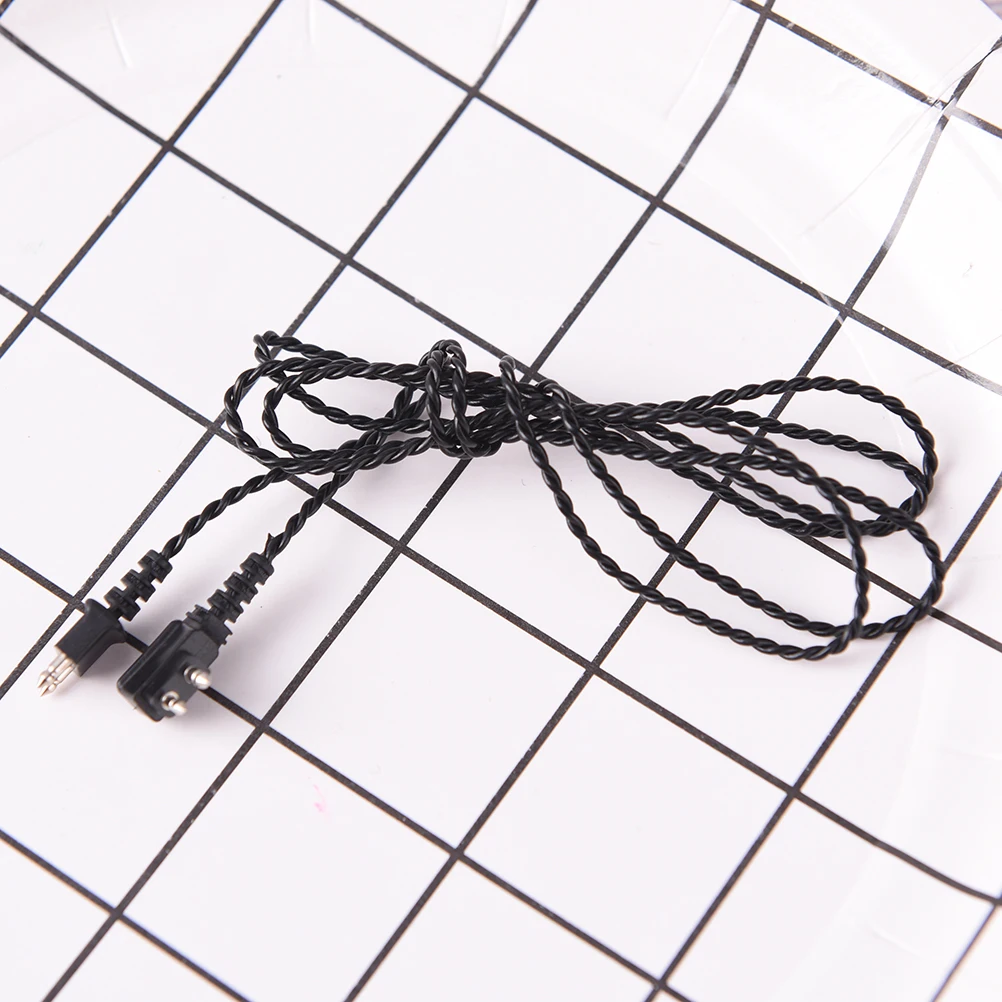 

Universal Black/Beige 2pin Adapter Cable Hearing Aid Receiver For Pocket Wire Standard Power Cord