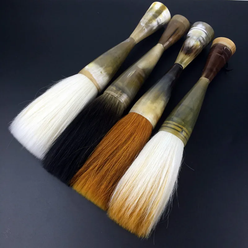 chinese-calligraphy-brush-pen-woolen-hair-brush-multiple-hairs-hopper-shaped-brush-traditional-chinese-painting-writing-supplies