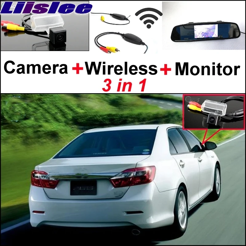 

Liislee For Daihatsu Altis 2012~2017 3 in1 Special Rear View Camera + Wireless Receiver + Mirror Monitor Easy DIY Parking System