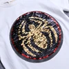 Summer Kids Clothing children T Shirt Kids Discoloration Sequined T-shirt Cartoon Girls Tops casual pullover for boys DSY379 4