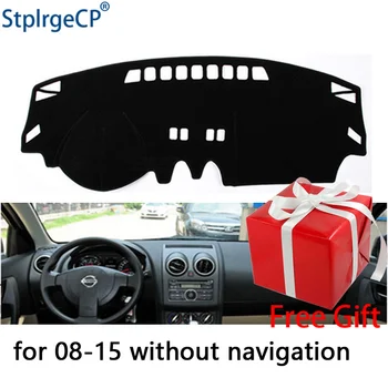 

for Nissan Qashqai Rogue J10 2006-2013 dashboard mat Protective pad Shade Cushion Pad interior sticker car styling accessories