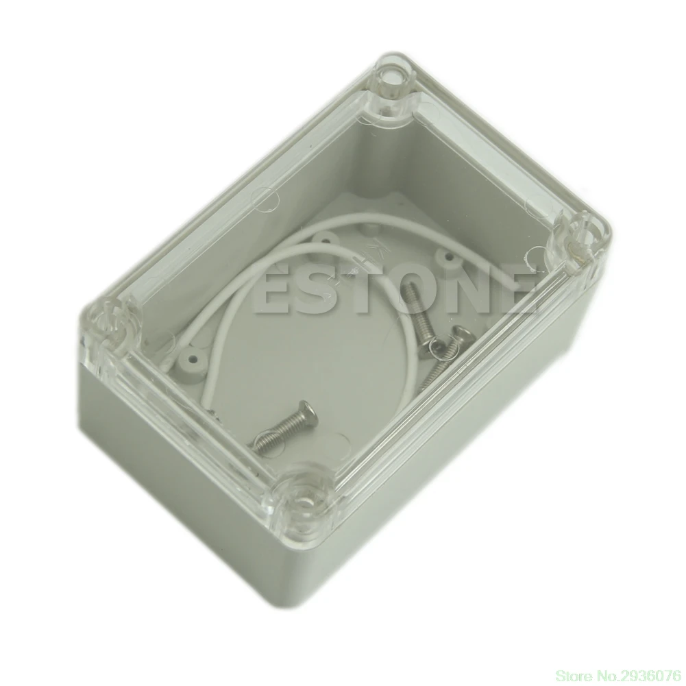 New Plastic Waterproof Cover Clear Electronic Project Box