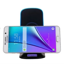 9В/1.67A Qi Беспроводной подставка для быстрой зарядки с покрытием из Быстрое беспроводное зарядное устройство док-станция для Samsung Galaxy S8/S7/S7 Edge/S6 Edge Plus/Note 5