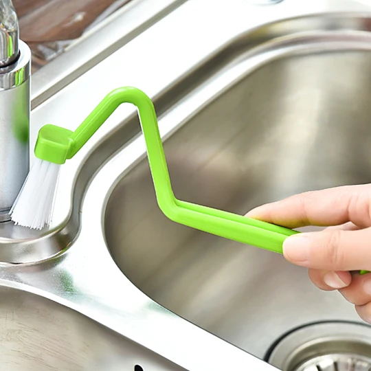Japanese type toilet brush soft bristle kitchen corners bendin Cleaning Brushes from Home
