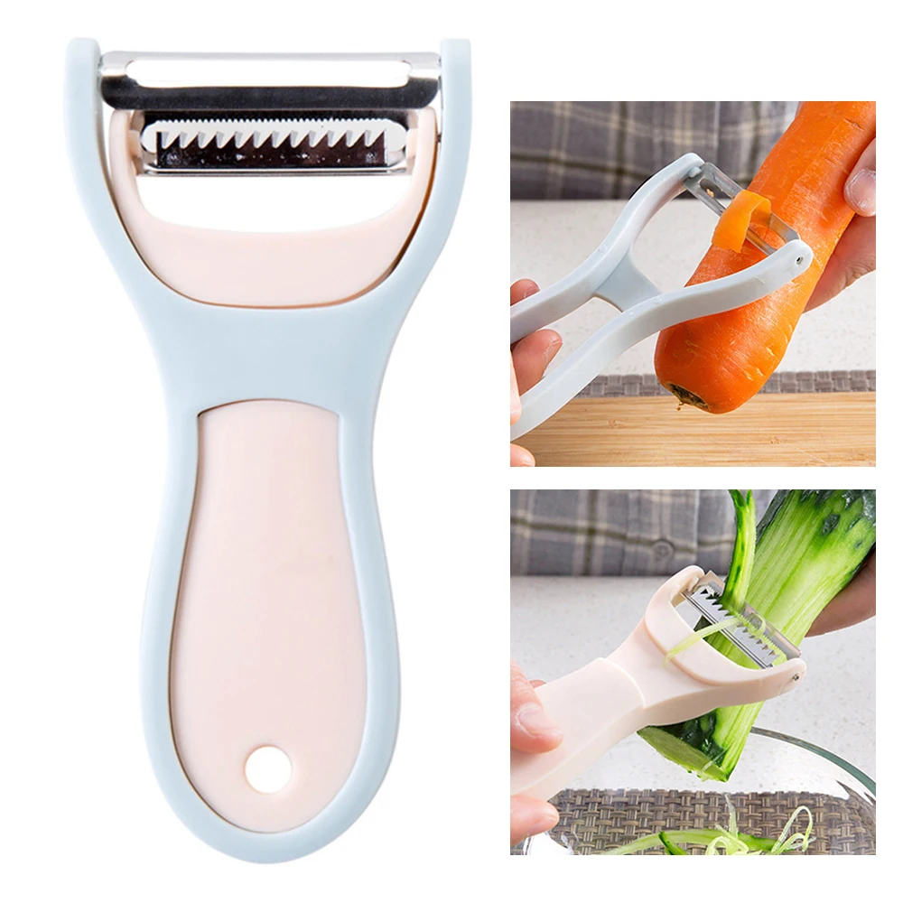 

Multifunctional Creative Stainless Stee Kitchen Tool Vegetable Fruit Potato Carrot Peeler Grater Turnip Slicer Knife Gadget
