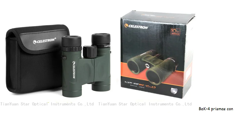 Telescopio binoculares celestrón с BAK-4 и видимость nocturna naturaleza DX 10x25 envatio бесплатно