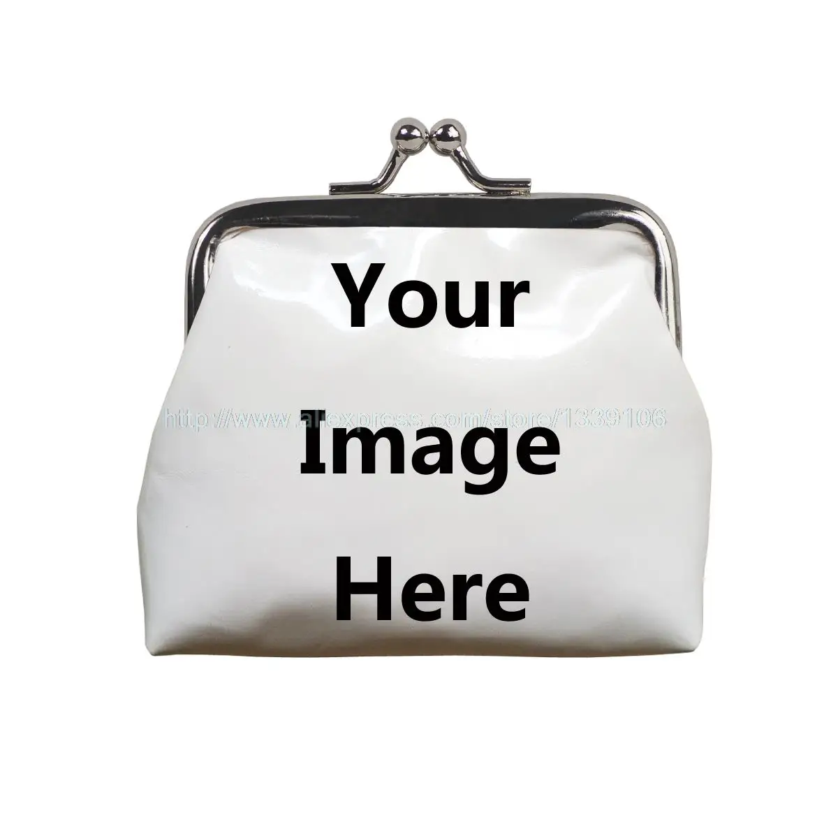 Your Image Here Custom Coin Purses,lavender Hollow Out Design Pu