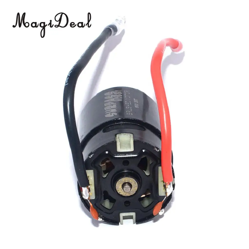 MagiDeal 550 Brushed Electric Motor with Fan for HSP HPI FS Kyosho Traxxas Yokomo WLtoys 1/10 RC Crawler Car
