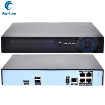 

POE NVR 4 Channel 5MP Face Recognition H.265+ ONVIF XMEye APP 4ch Network Video Recorder For POE IP Camera System