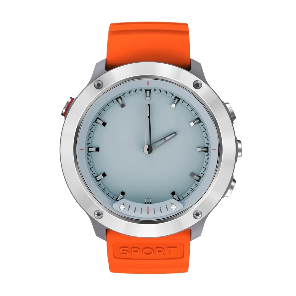  EXRIZU Smart Watch Transparant Screen IP68 Waterproof Bezel Case Smartwatch Silica Gel Band Luminou - 32953820669