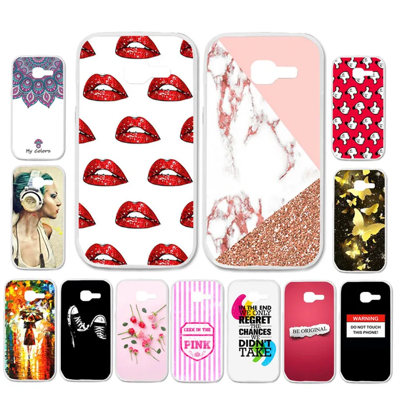 

Ojeleye DIY Patterned Silicon Case For Samsung Galaxy S7260 Case Soft TPU Cartoon Phone Cover For Samsung S7262 Covers