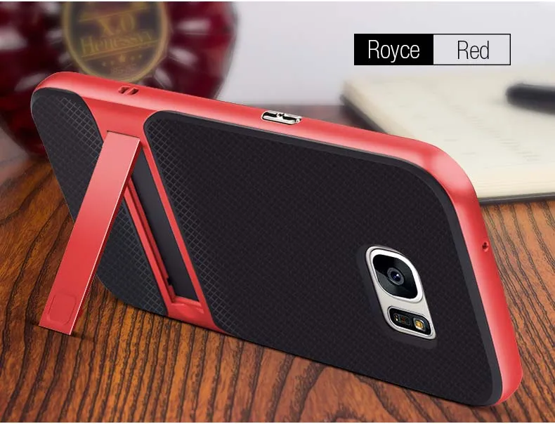 Híbrido para Samsung Capa de Silicone 360 de Proteção Brand Novidades Case Galaxy 3d Kickstand 5.1 Tpu pc Integral Samsungs7 Galaxys7 Funda s7 15 High Quality Telefonia e Comunicação