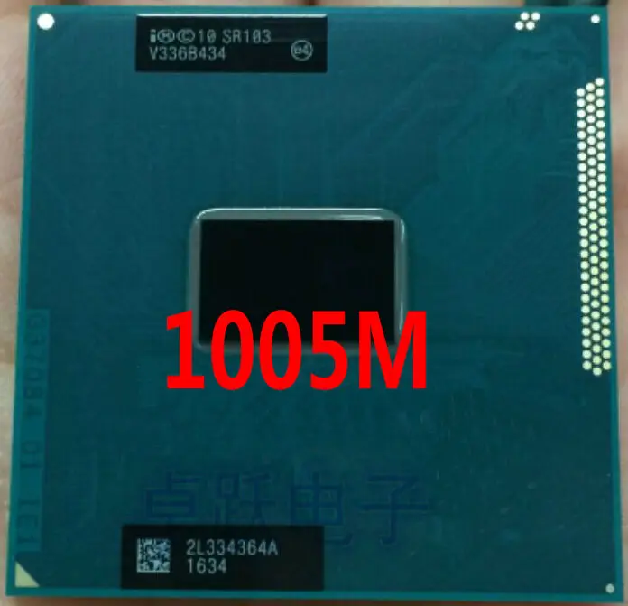 INTEL 1005M cpu 1,9G/2 M SR103 PGA официальная версия поцарапанные части