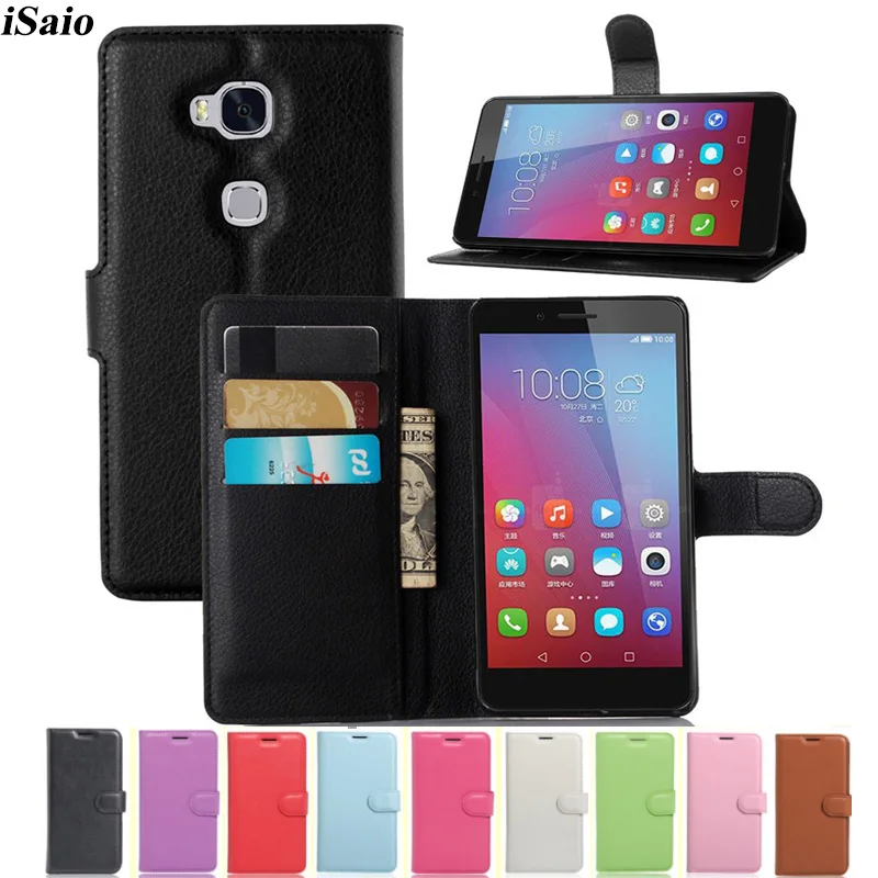 

For Huawei Honor 5X Flip Wallet Case Leather Cover KIW-L21 for Huawei GR5 2016 Honor 5 X Honor5X Phone Case Cover Bumper Fundas