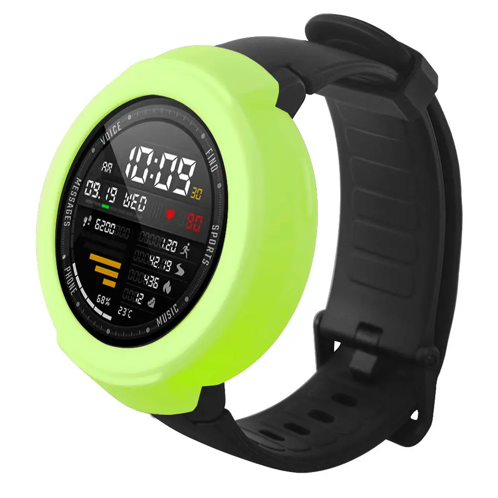 Цветной защитный чехол для смарт часов Xiaomi Huami Amazfit 3 Verge аксессуары мягкая