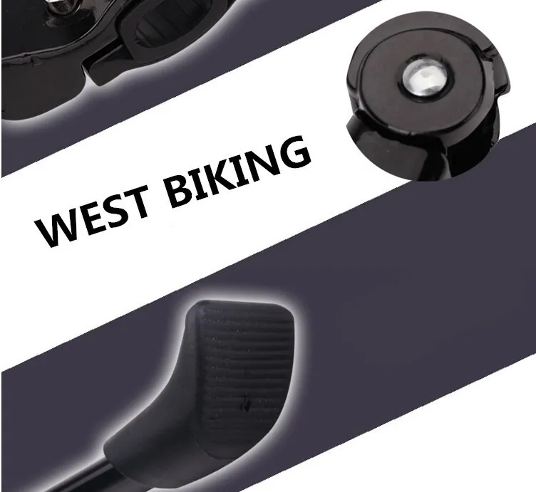 WEST BIKING велосипедная опора для ног резиновая прокладка для защиты велосипеда стальная опора для ног для езды на велосипеде