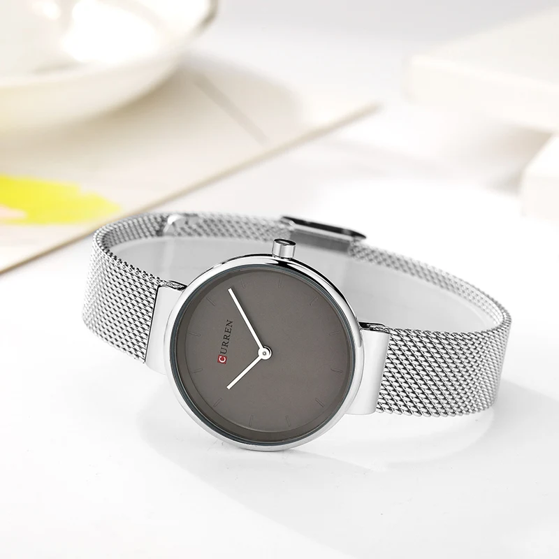 CURREN New Women Watch Fashion Dress Ladies Watches Stainless Steel Quartz Wristwatch Hot Sale Saat Clock relogios feminino