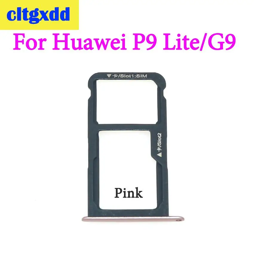 Cltgxdd лоток для sim-карты+ Micro SD карта для huawei P9 Lite G9 слот для sim-карты адаптер гнездо для карты лоток держатель запчасти