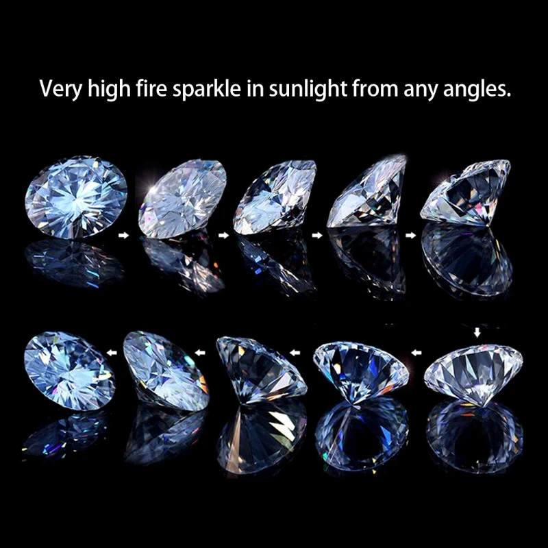 

1000PCS 1.0-3MM 5A Round Machine Cut White Cubic Zirconia Stone Loose CZ Stones