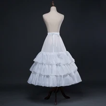 Трехъярусное Тюлевое платье Лолита для свадебного платья элегантная Свадебная юбка