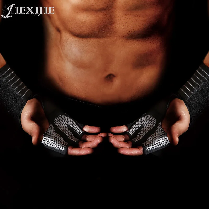 

New Four fingers fitness gloves men or women half finger non-slip breathable movement dumbbell lifting weight wrist fitness 2017