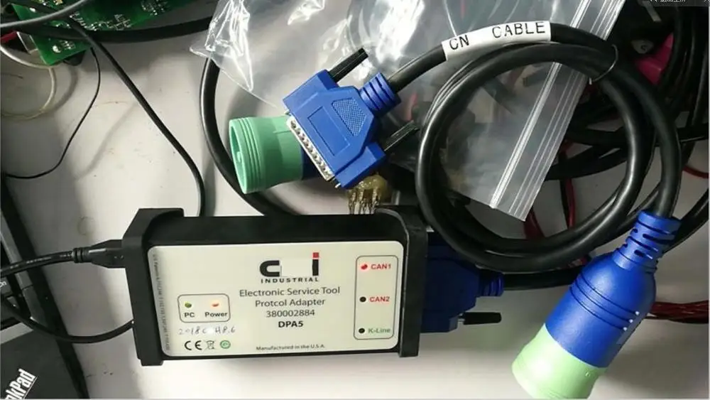 New EST 8.6 Holland Electronic Service Tools Protcol adapter 380002884 DPA5 Diagnostic Procedures NewHolland support K-line |