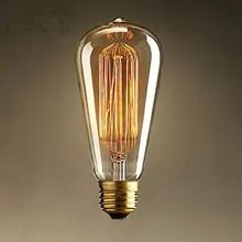 1PC Retro bombilla de luz E27 bombilla incandescente G80 G95 110V 220V 25W 40W 60W Vintage filamento de bombilla Edison lámpara para casa de vacaciones Deco