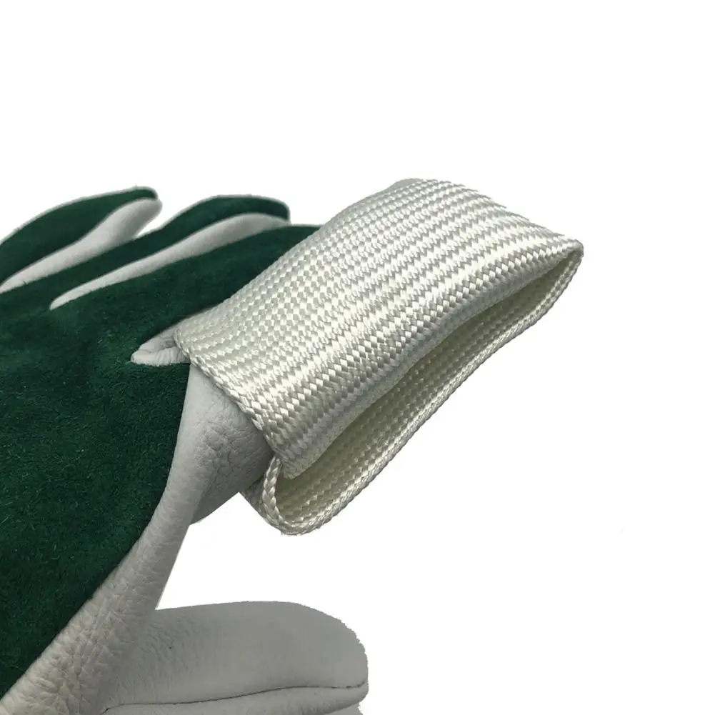 US 4Pcs TIG Finger Welding Gloves Heat Shield Guard Heat Protect For Weld Monger