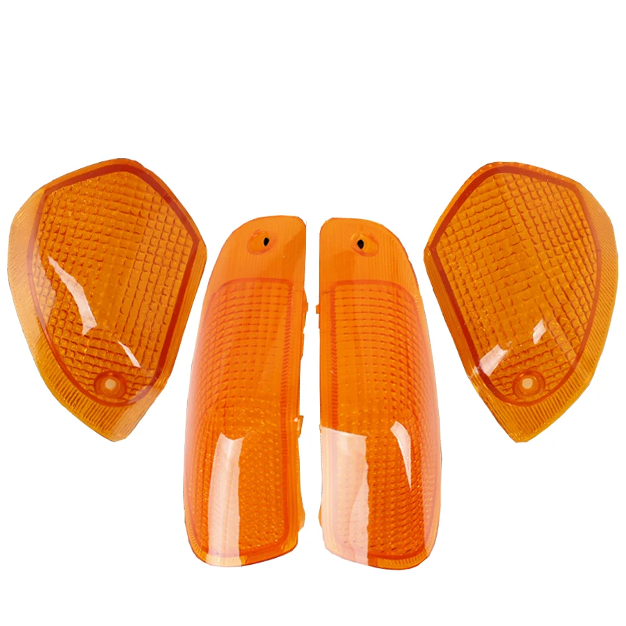 

1 Set Fron Rear Motorcycle Turn Signal Light Yellow Lens Motorbike Cover For Kawasaki ZZR400 1993-2003 ZZR 600 1993-2008