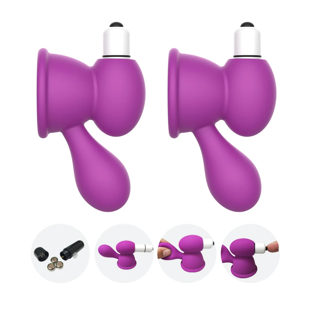 Nipple Stimulation Vibrator Breast Enhancer Nipple Sucker Breast Feeding Clitoris Massager Adults Sex Toys For Women Masturbator (16)