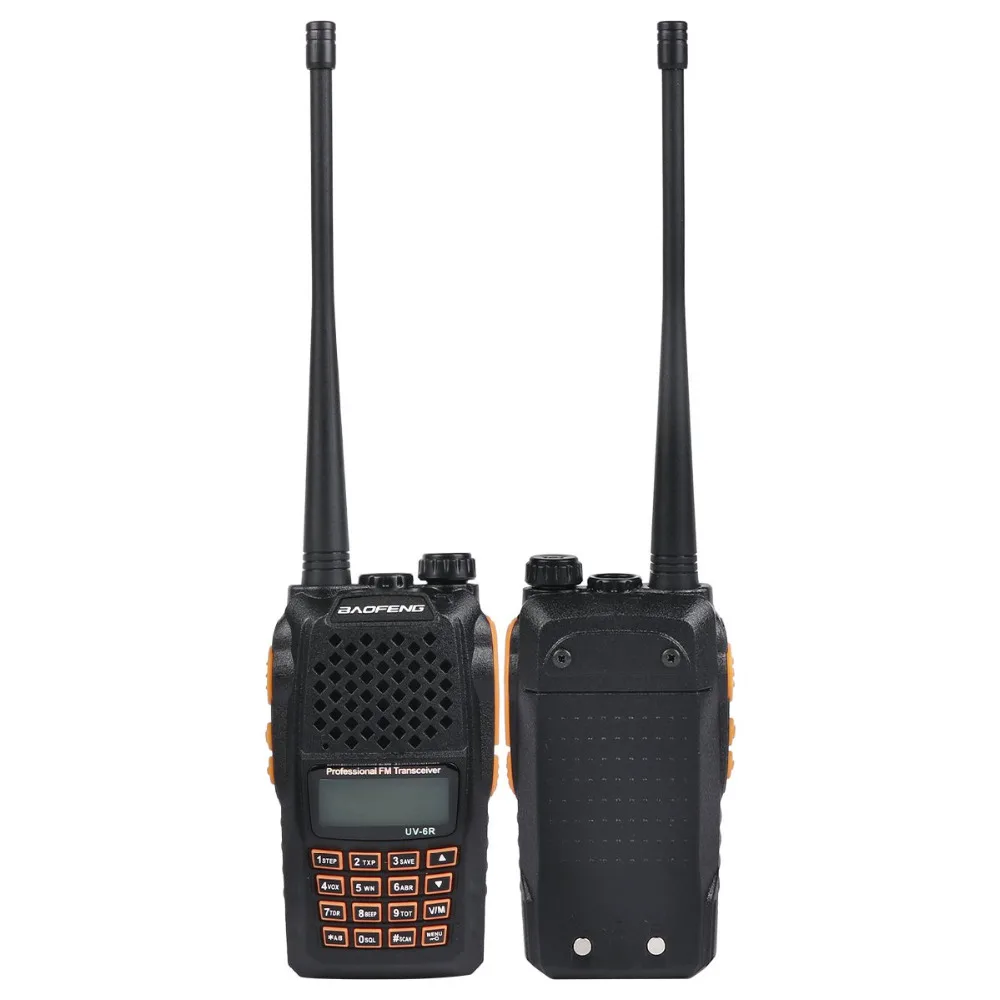 Baofeng UV 6R рация профессиональная CB радио двойная частота 128CH ЖК дисплей