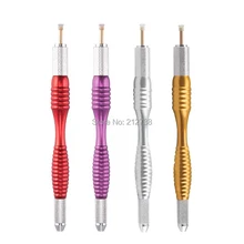 10 шт. лайнер ручка микро облопачивание tebori идеальные провода Перманентный макияж ручка микролиста с 100 шт. иглы