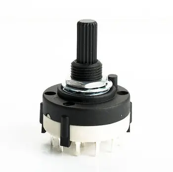 

1PCS,4 Pole 2 Position PANEL Custom Wiring ROTARY SWITCH 4P2T