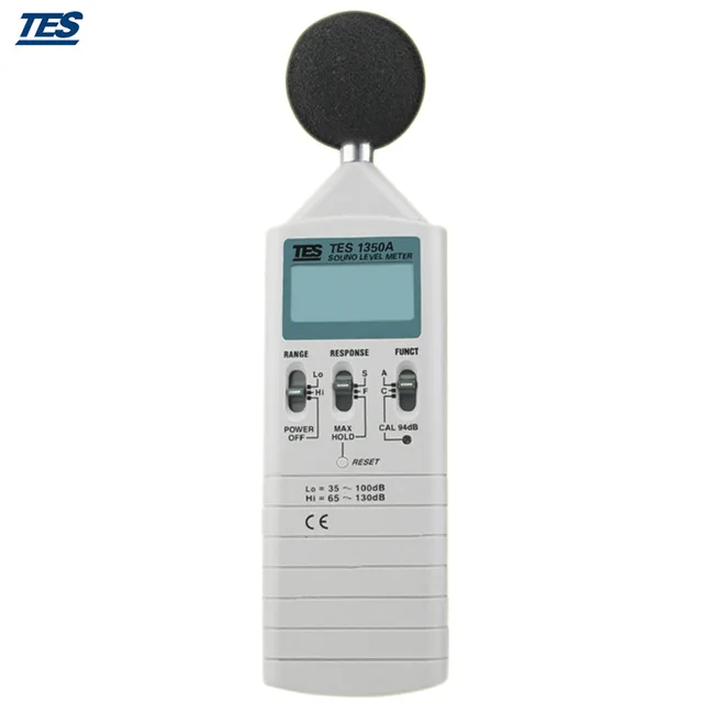 

TES1350A Original TES-1350A Sound Level Meter Precision Sound Level Meter (35-130dB) Noisemeter