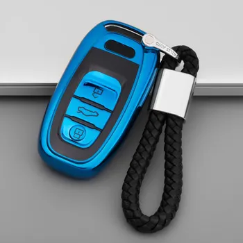 

Soft TPU Key Protection Cover for Audi A4 A4L A5 A6 A6L Q5 S5 S7 Protect Shell Car Styling Cover Case 360 degree full protection