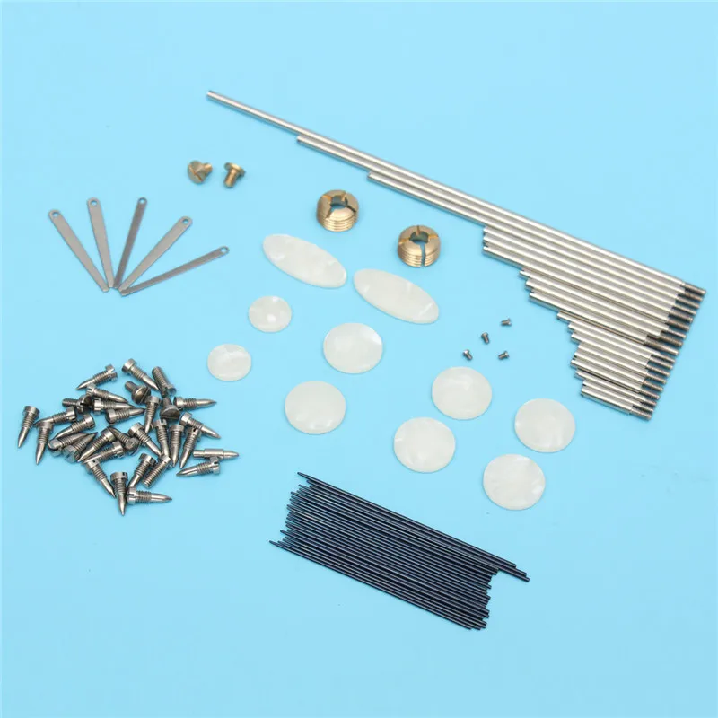 

1Set Tenor Sax Repair Parts Rollers + Screws + Spring +Key Buttons Inlays For Saxophone Parts & Accessories