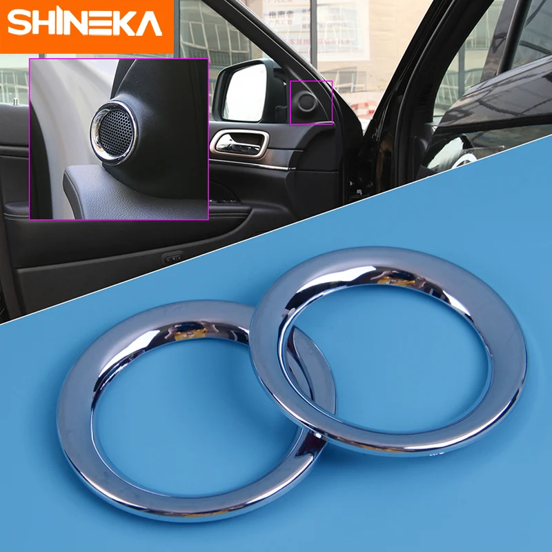 Внутренние молдинги SHINEKA для Jeep Grand Cherokee 2011 + крышка стереоколонки двери