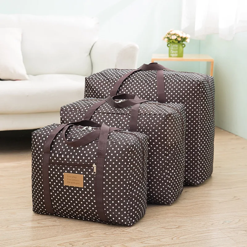 

XINAHER Foldable oxford Case Container Storage Travels Bag Organizer Quilt Blanket Overcoat Lady portable Mummy Mom Baby Bag