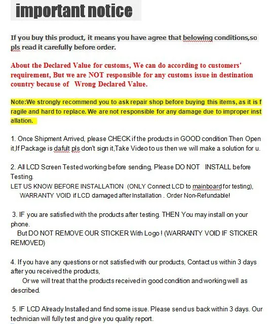 notice