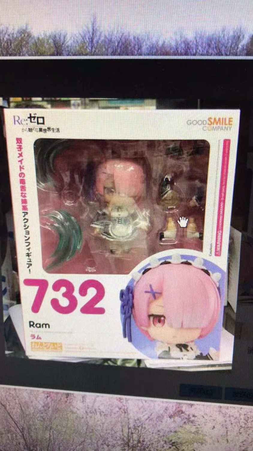 Re: жизнь в другом мире от Zero Ram 732# Nendoroid фигурка ПВХ игрушки Коллекционные Фигурки для друзей подарки