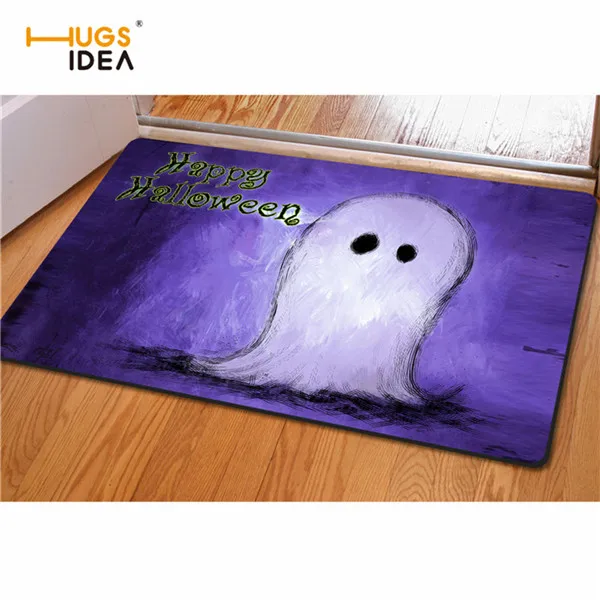 HUGSIDEA Книги по искусству Дизайн ковры ночь Хэллоуина 3D узор Коврик для дома пол декоративные Хэллоуин призрак летучая мышь Тыква коврики - Цвет: CB085U