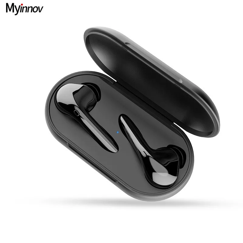 Myinnov MKJM6S наушники спортивные наушники двойные Bluetooth наушники TWS 5,0 стерео бас с зарядным устройством микрофон для всех смартфонов
