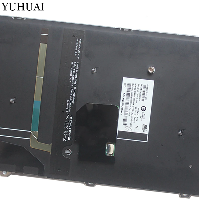 UK Клавиатура с подсветкой для hp EliteBook 840 G3 745 G3 с указателем ...