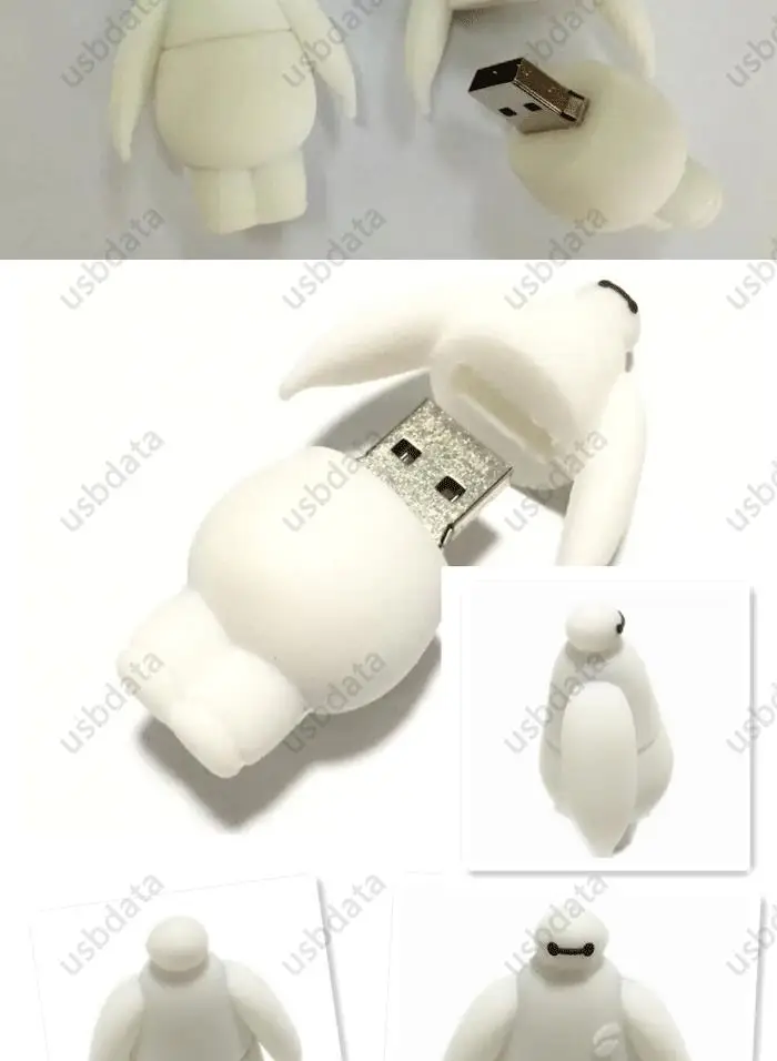 Робот Baymax USB флэш-накопитель 128 ГБ 512 1 ТБ 2 ТБ флэш-накопитель 64 Гб Memroy запоминающее Usb 3,0 внешний накопитель флешка, подарок