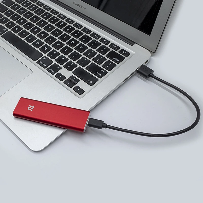 THU мини Портативный SSD 128 ГБ 256 512 1 ТБ USB3.1 400 МБ/с. внешний твердотельный накопитель для портативных ПК Тетрадь(красный