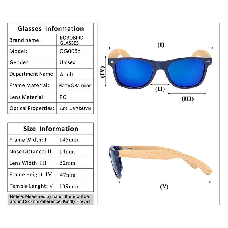 Deep Blue Plastic Polarized sunglasses women and mens (8)