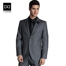 2017 Men Business Suit Slim fit Classic Male Suits Blazers Luxury Suit Men Two Buttons 2 Pieces(Suit jacket+pants)